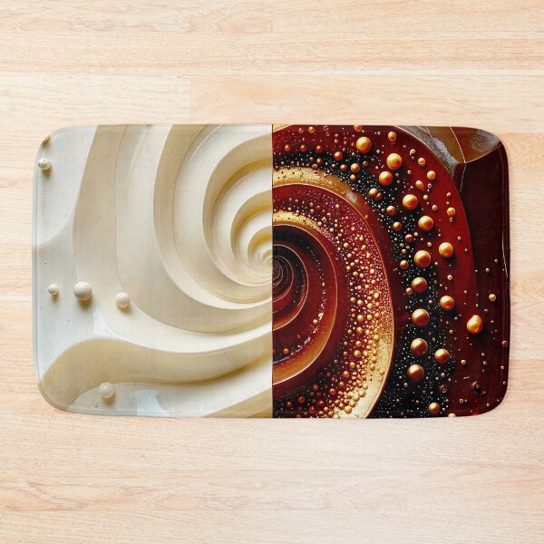 Item preview, Spirals of Cream and Chocolate designed and sold by Vicky Brago-Mitchell®.