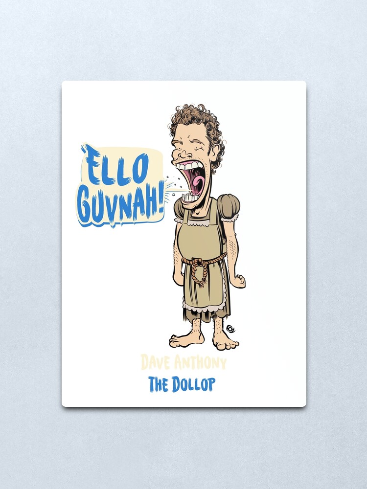 Alternate view of The Dollop- ELLO GUVNAH! Metal Print