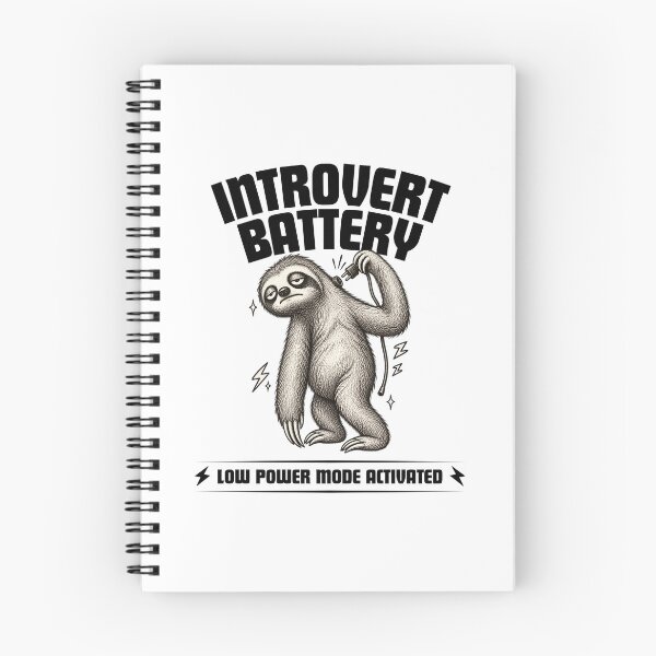 Item preview, Funny Sloth Shirt, Low Battery Sloth Graphic Tee, Tired Introvert T-Shirt, Sleepy Animal Shirt, Recharge Humor Gift, Cute Sloth Tee designed and sold by cozydrops.