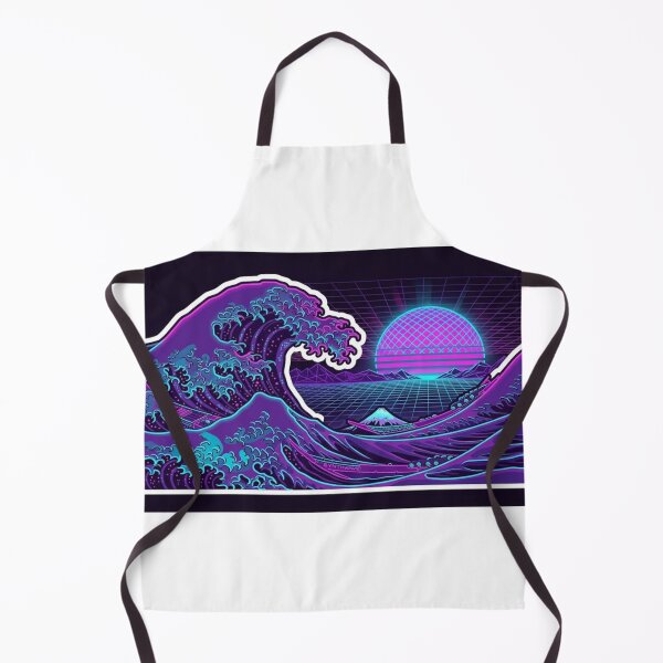 Item preview, The Great Synthwave Wave - Retro Neon Japanese Art designed and sold by conamor-bymel.