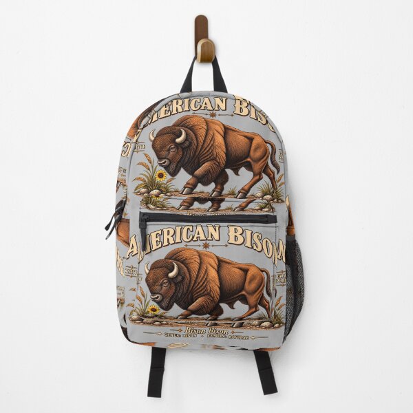 Item preview, American Bison – Great Plains Wildlife Vintage Illustration designed and sold by radiogalaxy.