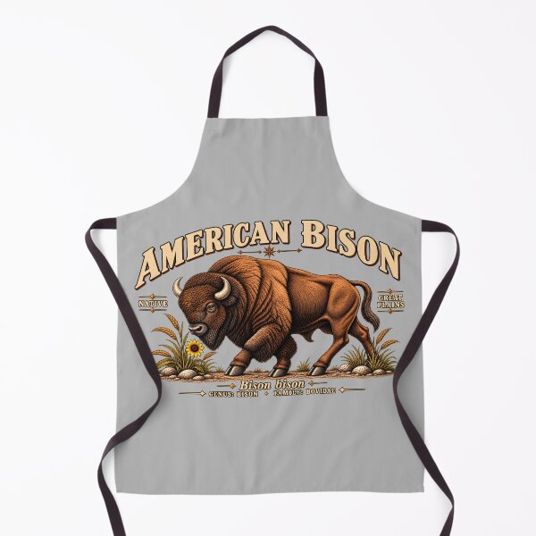 Item preview, American Bison – Great Plains Wildlife Vintage Illustration designed and sold by radiogalaxy.