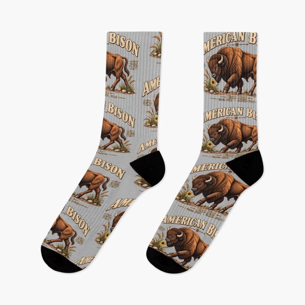 Item preview, American Bison – Great Plains Wildlife Vintage Illustration designed and sold by radiogalaxy.