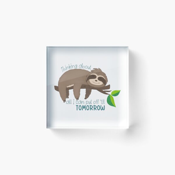 Item preview, Put Off ‘til Tomorrow designed and sold by Willow & Grace Designs.