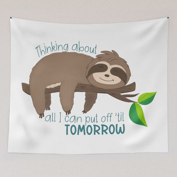 Item preview, Put Off ‘til Tomorrow designed and sold by Willow & Grace Designs.