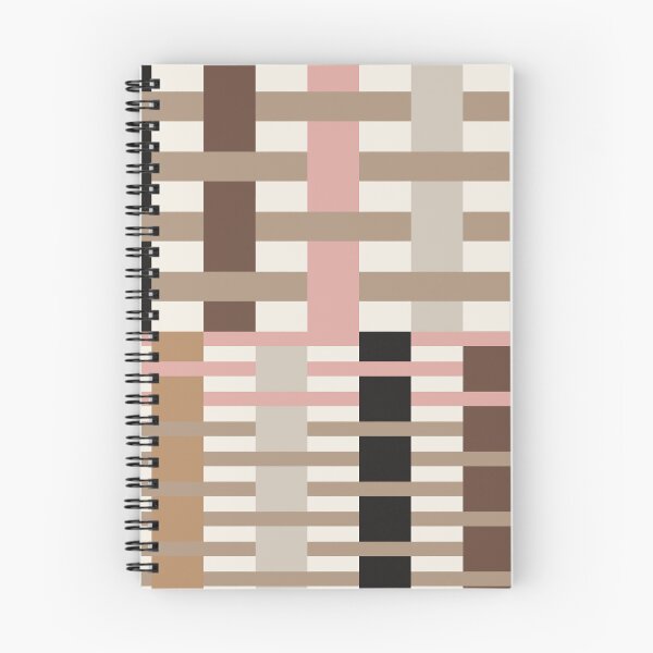 Item preview, Luxurious Abstract Shifted Stripes in Beige, Grey and Pink designed and sold by Deutschic.