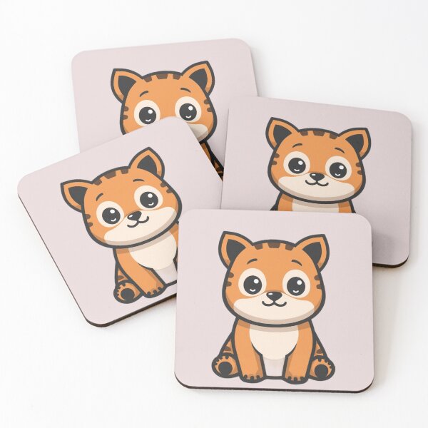 Item preview, Cute Orange Kitten Cartoon Illustration designed and sold by Liyana House.