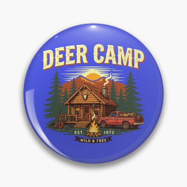 Item preview, Deer Camp Shirt – Vintage Hunting Cabin Rustic Outdoorsman Design designed and sold by Mahilis.