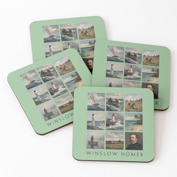 Item preview, Winslow Homer Art Collection – Classic American Coastal Paintings designed and sold by NinaCreator.