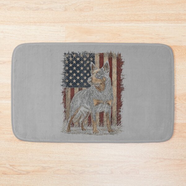 Item preview, American Flag Australian Cattle Dog Blue Heeler Artwork designed and sold by ArleneRowe.