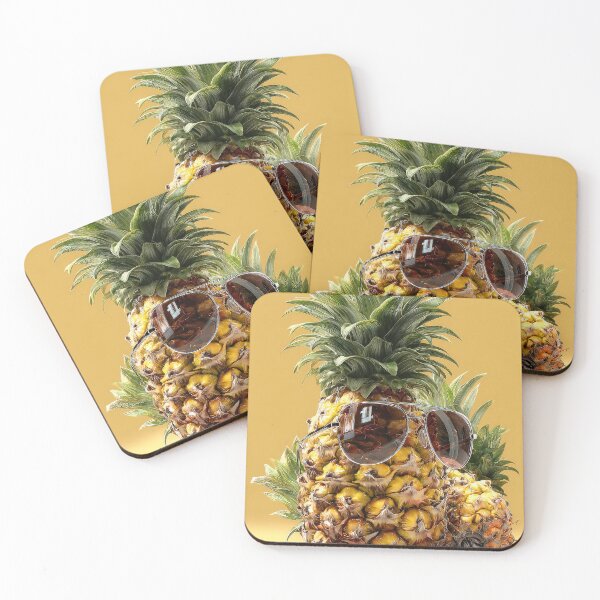 Artikelvorschau, Ananas, tropische Früchte und Blüten entworfen und verkauft von Grafititee.