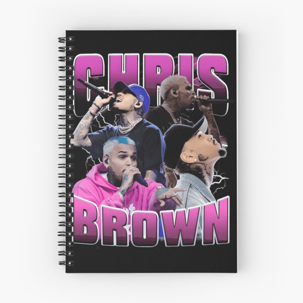 Item preview, Chris Brown Rapper Airbrush Collage Portrait Design designed and sold by hamletbit.