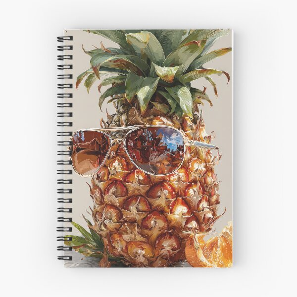 Item preview, Pineapple Tropical Fruits and Flowers designed and sold by Grafititee.