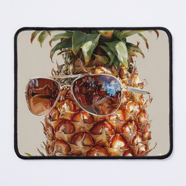 Item preview, Pineapple Tropical Fruits and Flowers designed and sold by Grafititee.