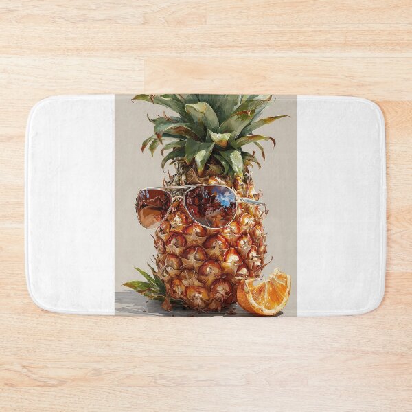 Item preview, Pineapple Tropical Fruits and Flowers designed and sold by Grafititee.