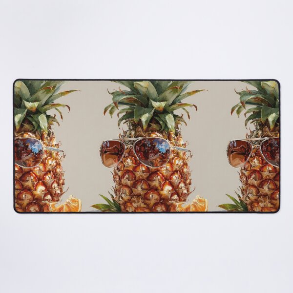 Item preview, Pineapple Tropical Fruits and Flowers designed and sold by Grafititee.