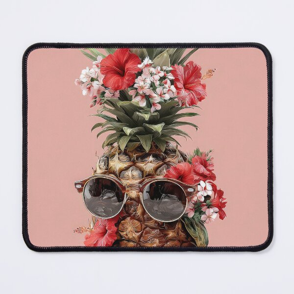 Item preview, Pineapple Tropical Fruits and Flowers designed and sold by Grafititee.