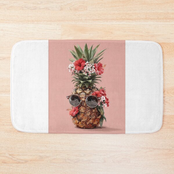 Item preview, Pineapple Tropical Fruits and Flowers designed and sold by Grafititee.