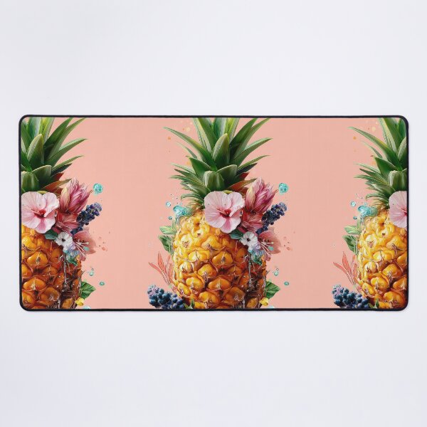 Item preview, Pineapple Tropical Fruits and Flowers designed and sold by Grafititee.