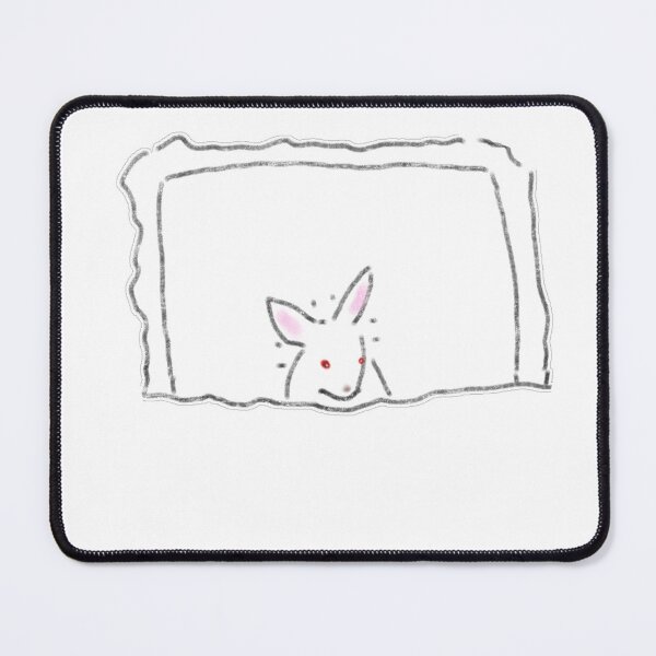 Item preview, Little Rabbit Peering Over Border designed and sold by raun.draw.