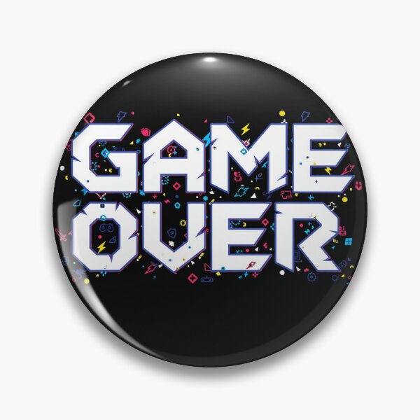 Artikelvorschau, Game Over – Colorful Gaming Typography entworfen und verkauft von Revyra Design .