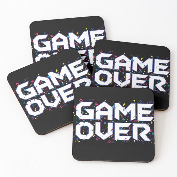 Item preview, Game Over – Colorful Gaming Typography designed and sold by Revyra Design .