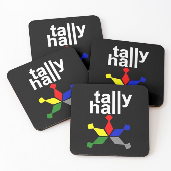 Item preview, Tally Hall Colorful Member Ties Minimalist Band designed and sold by StuartMooreArt.