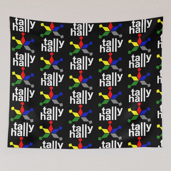 Item preview, Tally Hall Colorful Member Ties Minimalist Band designed and sold by StuartMooreArt.