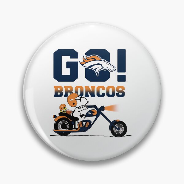 Item preview, Go Broncos Snoopy Motorcycle Ride designed and sold by NeonOddClub.