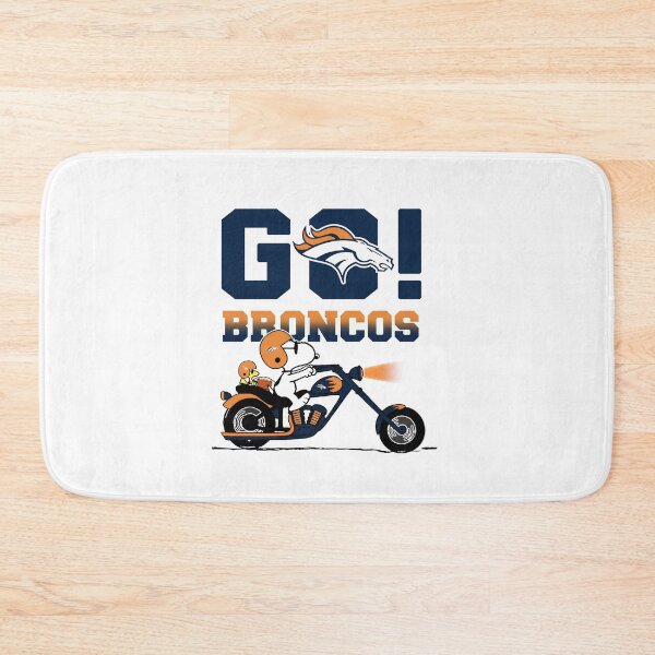 Item preview, Go Broncos Snoopy Motorcycle Ride designed and sold by NeonOddClub.