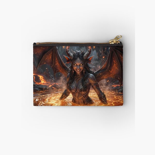 Item preview, Fire Demon Queen Succubus Lava Vortex designed and sold by GalleryBrisArt.
