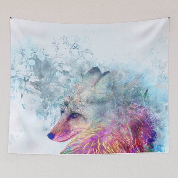 Item preview, Abstract Pastel Fox designed and sold by frappechica.