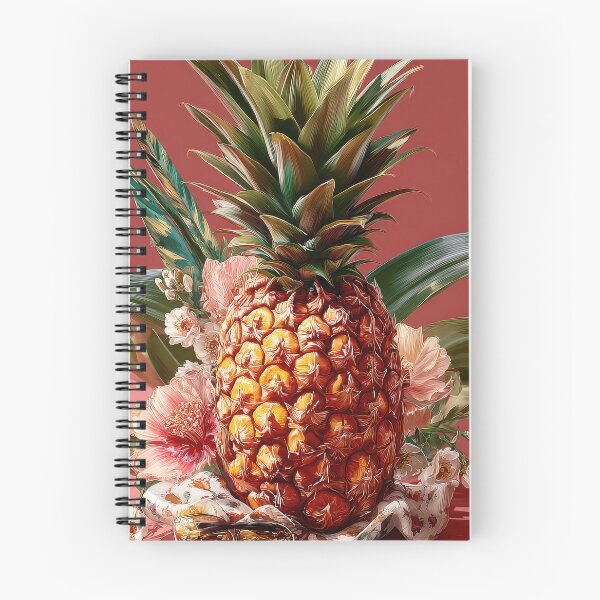 Item preview, Pineapple Tropical Fruits and Flowers designed and sold by Grafititee.