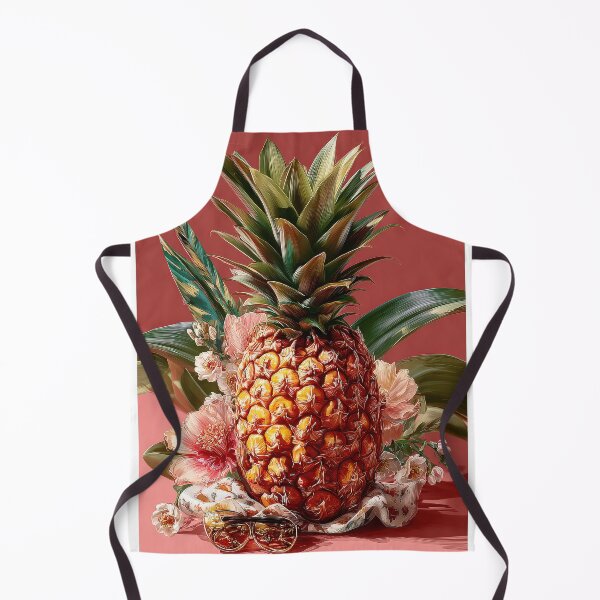 Item preview, Pineapple Tropical Fruits and Flowers designed and sold by Grafititee.