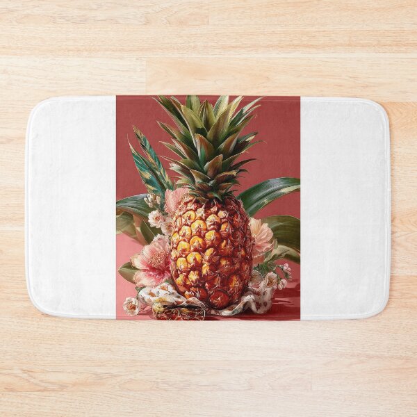 Item preview, Pineapple Tropical Fruits and Flowers designed and sold by Grafititee.