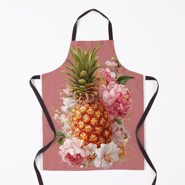 Item preview, Pineapple Tropical Fruits and Flowers designed and sold by Grafititee.