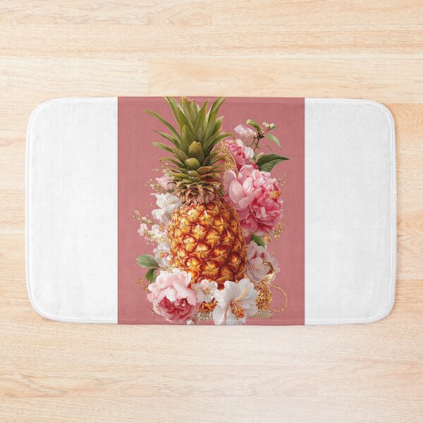 Item preview, Pineapple Tropical Fruits and Flowers designed and sold by Grafititee.