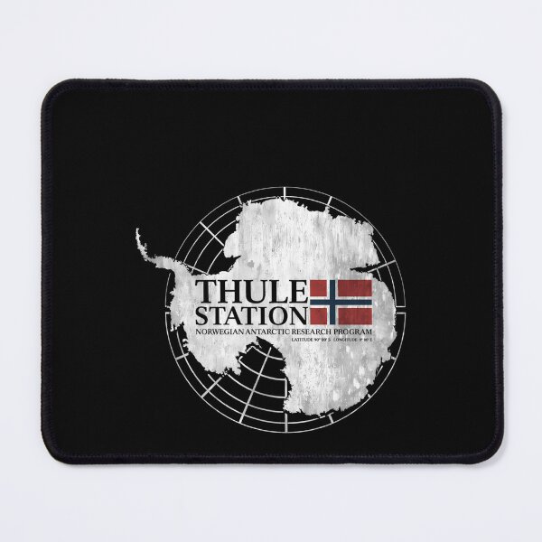 Item preview, Distressed White Antarctic Research Station Emblem designed and sold by dark merch.