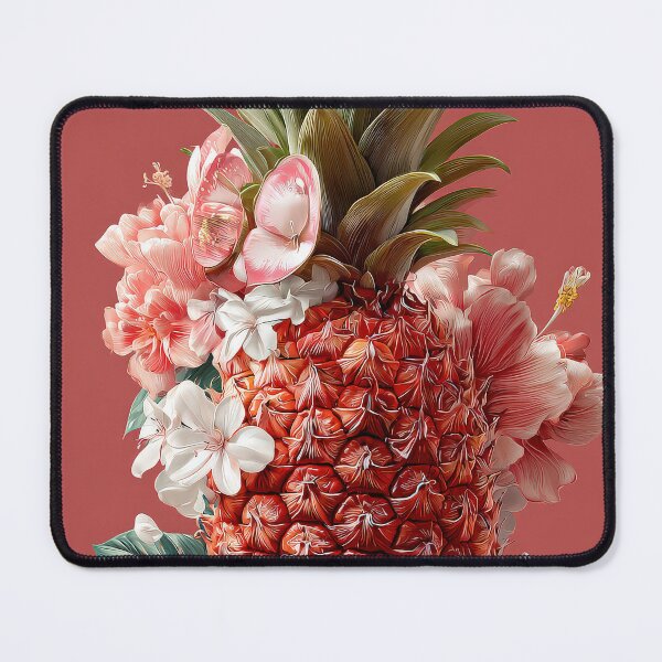 Item preview, Pineapple Tropical Fruits and Flowers designed and sold by Grafititee.