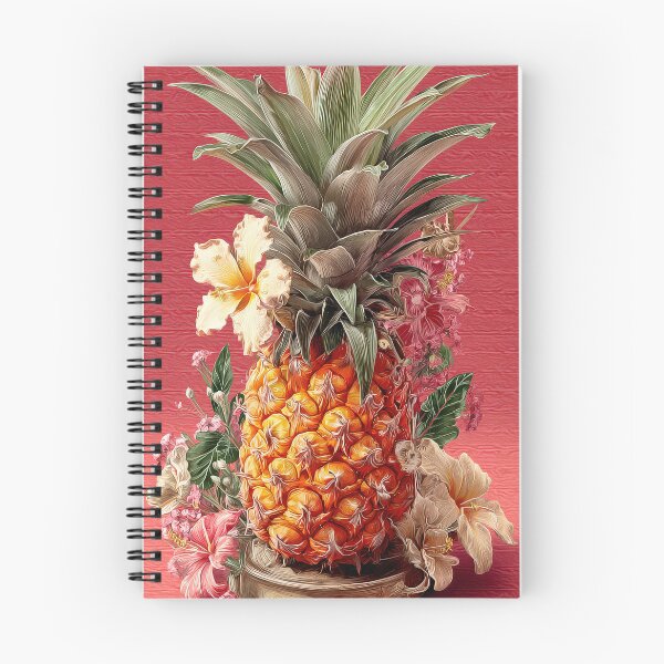Item preview, Pineapple Tropical Fruits and Flowers designed and sold by Grafititee.