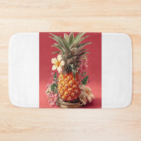 Item preview, Pineapple Tropical Fruits and Flowers designed and sold by Grafititee.