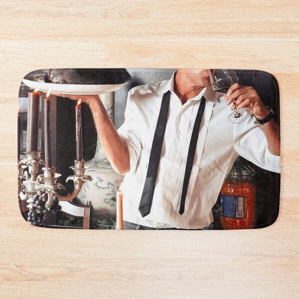 Item preview, Porky Goodness & Wine Mounted Print designed and sold by michellewbe.