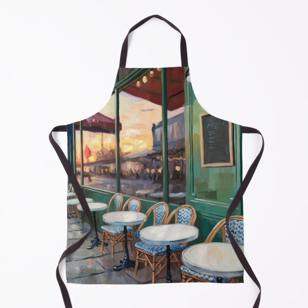 Item preview, French Cafe Bistro – Impressionist Painting designed and sold by CARRAANN.