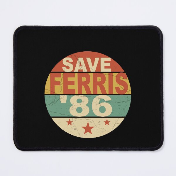 Item preview, Save Ferris ’86 – Vintage Retro USA-Inspired Design designed and sold by FernaRoje.