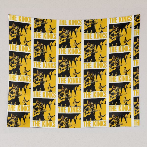 Artikelvorschau, The Kinks Ray Davies Classic Rock Gelb Schwarz Poster Art entworfen und verkauft von StuartMooreArt.