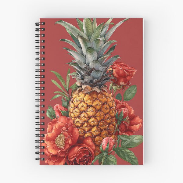 Item preview, Pineapple Tropical Fruits and Flowers designed and sold by Grafititee.