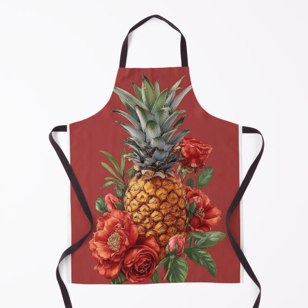 Item preview, Pineapple Tropical Fruits and Flowers designed and sold by Grafititee.