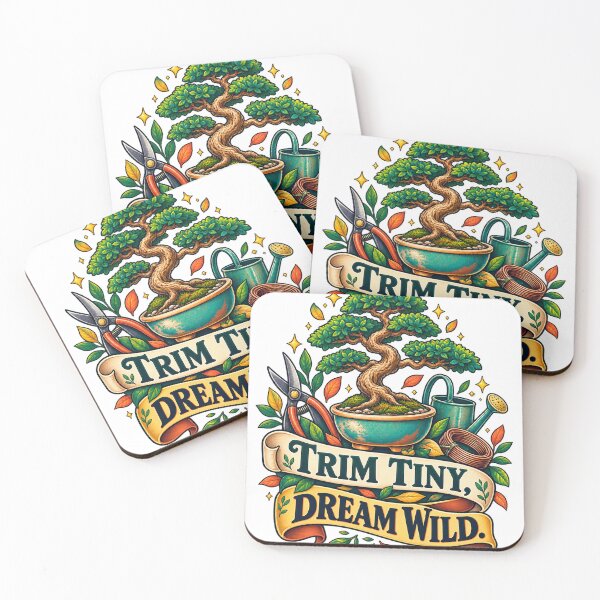 Item preview, Trim Tiny Dream Wild Bonsai Care Art designed and sold by CheerfulNest.