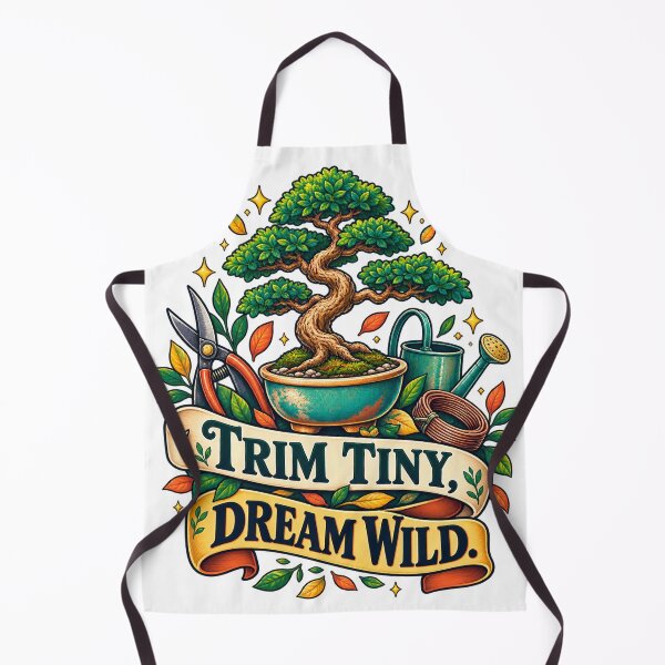 Item preview, Trim Tiny Dream Wild Bonsai Care Art designed and sold by CheerfulNest.