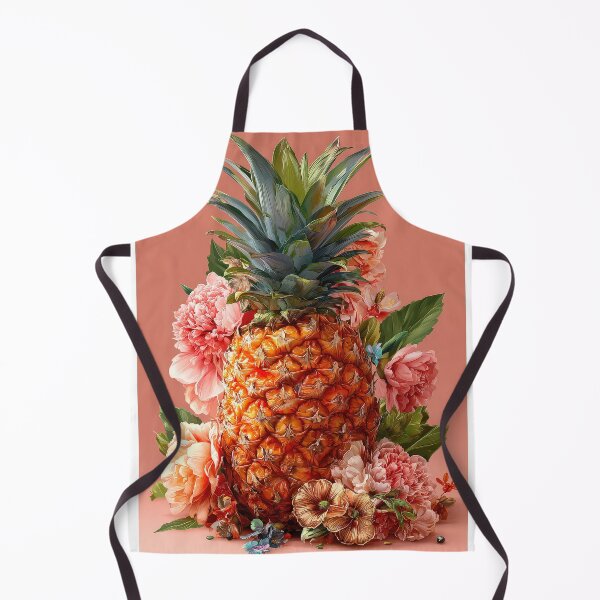 Item preview, Pineapple Tropical Fruits and Flowers designed and sold by Grafititee.